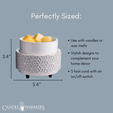 Load image into Gallery viewer, Stone Hexagon 2 in 1 Wax Warmer