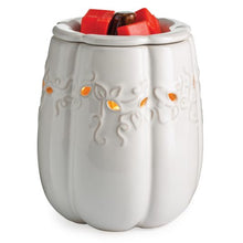 Load image into Gallery viewer, White Pumpkin Illumination Wax Warmer