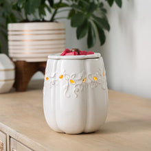 Load image into Gallery viewer, White Pumpkin Illumination Wax Warmer