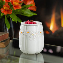 Load image into Gallery viewer, White Pumpkin Illumination Wax Warmer