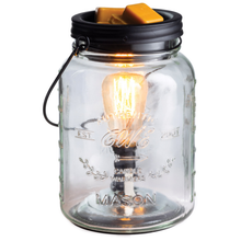 Load image into Gallery viewer, Mason Jar Vintage Style Bulb Illumination Wax Warmer