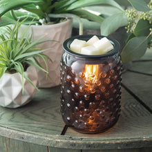 Load image into Gallery viewer, Smokey Hobnail Vintage Style Bulb Illumination Wax Warmer