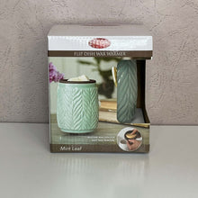 Load image into Gallery viewer, Mint Leaf Flip Dish Wax Warmer