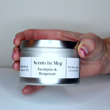 Load image into Gallery viewer, Eucalyptus and Bergamot Soy Wax Candle - Scents by Meg