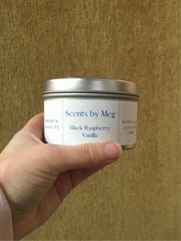 Load image into Gallery viewer, Black Raspberry Vanilla Soy Wax Candle
