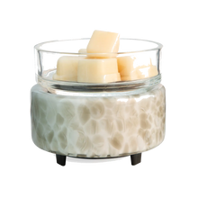 Load image into Gallery viewer, Swirl Glass 2 in 1 Wax Warmer
