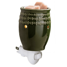 Load image into Gallery viewer, Green Etched Pluggable Wax Warmer
