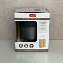 Load image into Gallery viewer, Black Dipped Flip Dish Wax Warmer
