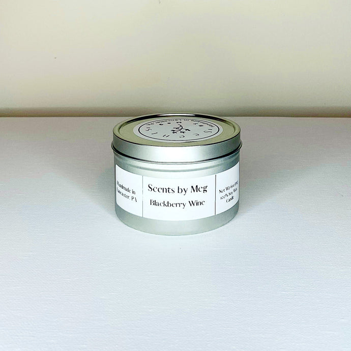 Blackberry Wine Soy Wax Candle - Scents by Meg