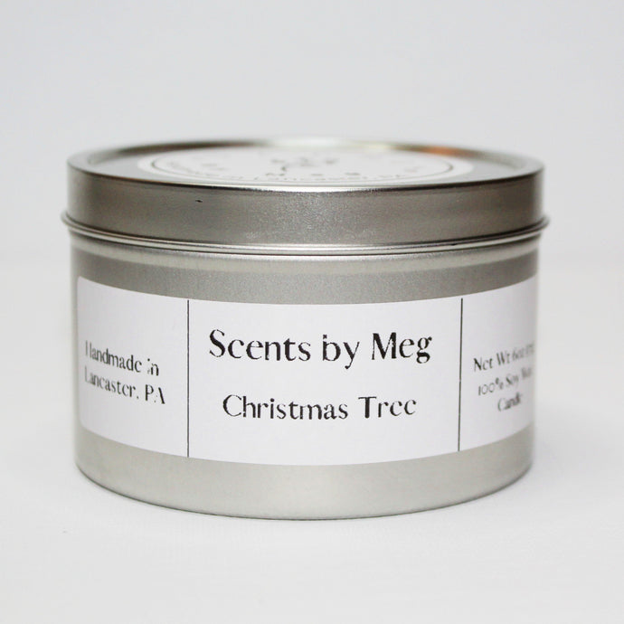 Christmas Tree Soy Wax Candle - Scents by Meg