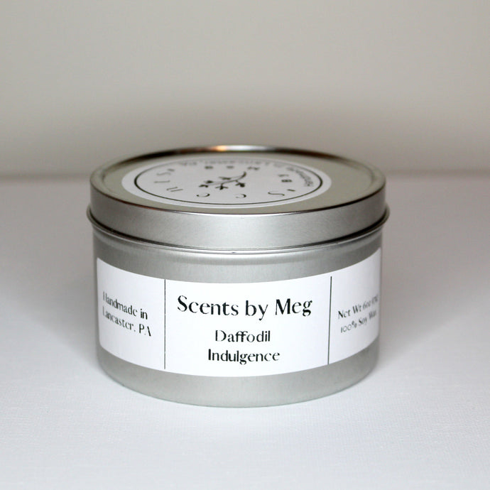 Daffodil Indulgence Soy Wax Candle - Scents by Meg