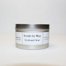 Load image into Gallery viewer, Fresh and Clean Soy Wax Candle - Scents by Meg
